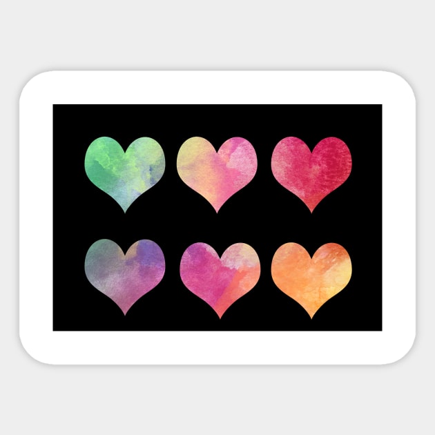 love hearts Sticker by Anisriko